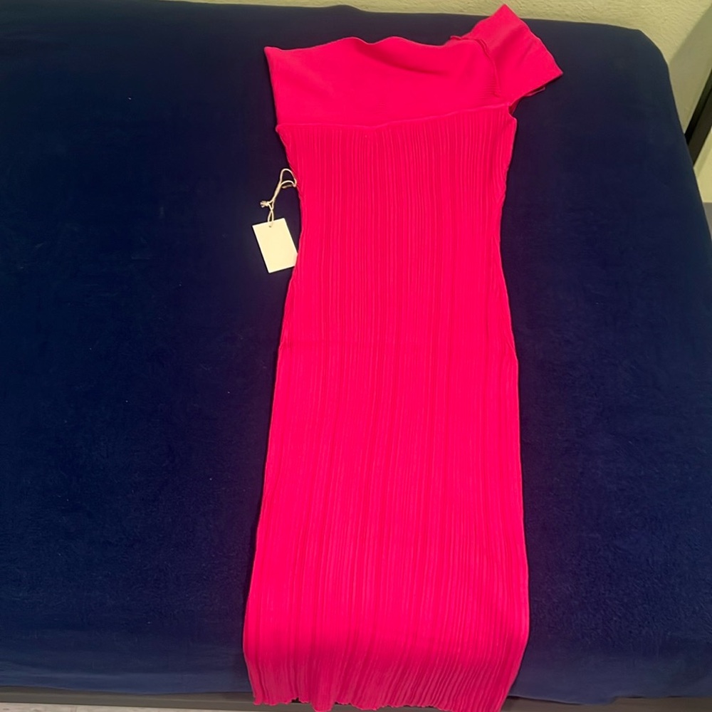 one-shoulder dress.  Great for going out, tea party or wedding.